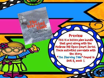Preview of OC- U5W1 "The Starving Time" Lesson Plan Bundle