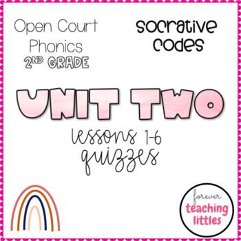 Preview of Open Court Phonics | Unit 2 | Socrative Quizzes | 2nd Grade