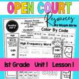 Open Court Reading 1st Grade Unit 1, Lesson 1 Resources