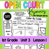 Open Court Reading 1st Grade Unit 3, Lesson 1 Resources
