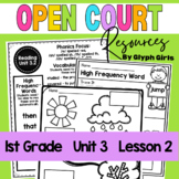 Open Court Reading 1st Grade Unit 3, Lesson 2 Resources