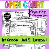 Open Court Reading 1st Grade Unit 5, Lesson 1 Resources