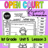 Open Court Reading 1st Grade Unit 5, Lesson 3 Resources