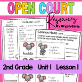 Open Court Reading 2nd Grade Unit 1, Lesson 1 Resources
