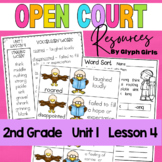 Open Court Reading 2nd Grade Unit 1, Lesson 4 Resources