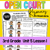 Open Court Reading 3rd Grade Unit 5, Lesson 1 Resources