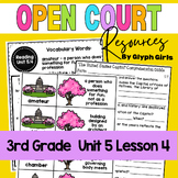 Open Court Reading 3rd Grade Unit 5, Lesson 4 Resources