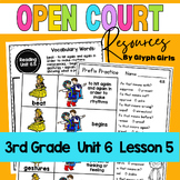 Open Court Reading 3rd Grade Unit 6, Lesson 5 Resources