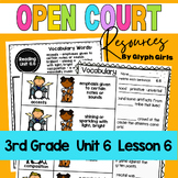 Open Court Reading 3rd Grade Unit 6, Lesson 6 Resources