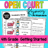 Open Court Reading 4th Grade Getting Started Resources