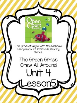 Open Court Reading Comprehension and Vocabulary Unit 4 Lesson 5 Grade 2