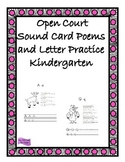 Open Court Sound Spelling Card Poems and Letter Practice
