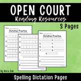 Open Court Spelling Dictation Pages 2nd Grade
