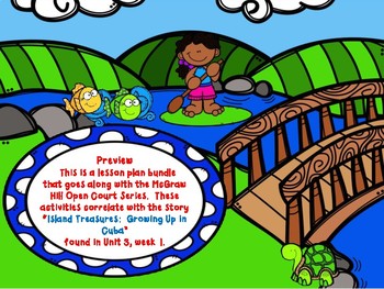 Preview of OC - U3W1 - Island Treasures Growing Up in Cuba Lesson Plan Bundle