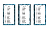 Open Court Unit 4, Lesson 6 Printable Spelling List (5th Grade)
