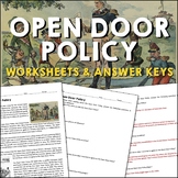 Open Door Policy US Imperialism Reading Worksheets and Ans