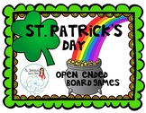 Open Ended Board Games: St. Patrick's Day