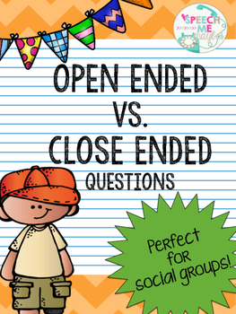 Preview of Open Ended Close Ended Questions