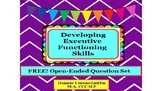 Developing Executive Functioning Skills- FREE Open-Ended Q