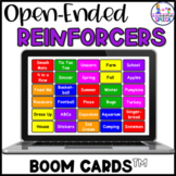 Open-Ended Game Board Boom Cards:  Token & Reinforcement Boards