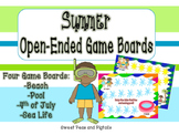 Open-Ended Game Boards for Summer