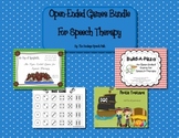 Open Ended Games BUNDLE for Speech Therapy