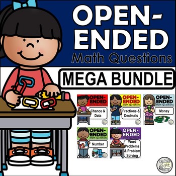 Preview of Open Ended Math Questions BUNDLE - Over 65 Different Questions!