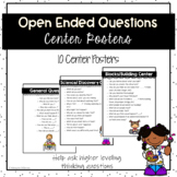 Open Ended Question Center Posters for Preschool