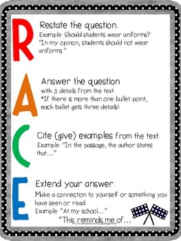 Text Evidence RACE Strategy by Everyone Deserves to Learn ...