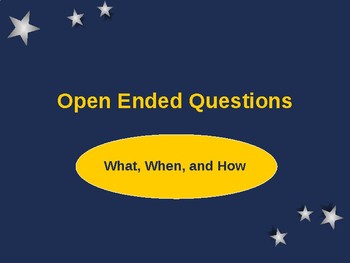 Preview of Open-Ended Questions