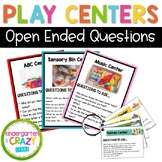 Open Ended Questions Posters | Play Centers in Pre-school,