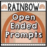 Open Ended Questions / Rainbow Clouds / Reggio
