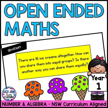 Preview of Open Ended Questions Year 1 | Maths Daily Warm Up | NSW Curriculum