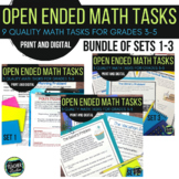 Open Ended Real World Math Challenges Problem Solving Sets 1-3 - Digital & Print