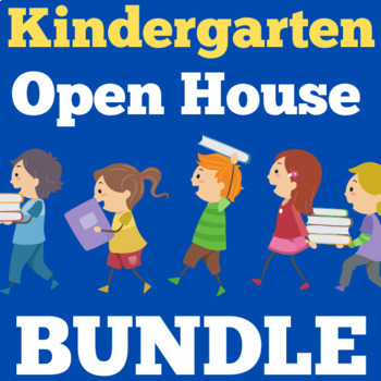 Preview of KINDERGARTEN OPEN HOUSE | Meet the Teacher Back to School Night Activities
