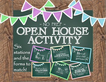 School House Chalk Board Set