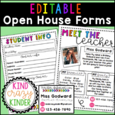 Open House | Back to School Night: Forms and Decorations