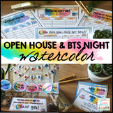 Open House Watercolor - Back to School Night & Meet the Te