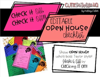 Preview of Open House Checklist