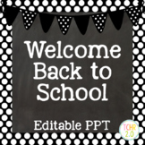 Open House Editable PowerPoint PPT Back to School