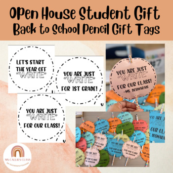 Back to School, Open House, Meet the Teacher Student Gift Ideas & Gift Tags  - Lessons for Little Ones by Tina O'Block | Welcome to school, Student gifts,  Back to school gifts