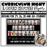 Open House Flyer | Curriculum Night Flyer | Invite
