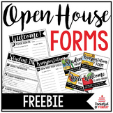 Open House Forms FREEBIE