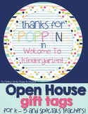 FREEBIE Open House Gift Tag for Blow Pops, Bubbles, or Popcorn