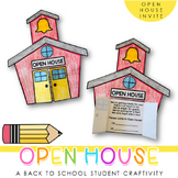Open House Invitation - A Student Craftivity