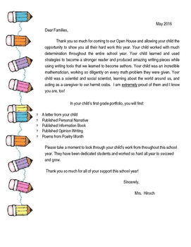 Open House Letter Template from ecdn.teacherspayteachers.com