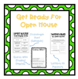 Open House Letters, Scavenger Hunt, and Student Display