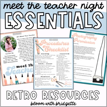 Preview of Open House Meet The Teacher Ideas and Materials