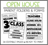 Open House/Meet The Teacher: Parent Packet & Forms 