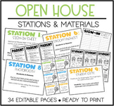 Open House/Meet The Teacher: Stations & Materials 
